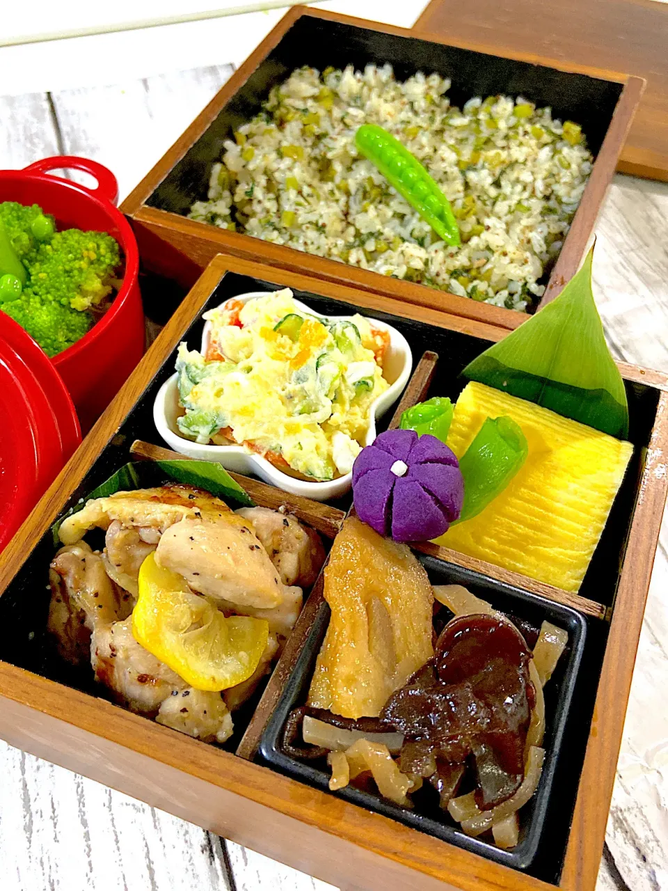 大根えごま味噌菜飯弁当|Mayumi Konishiさん