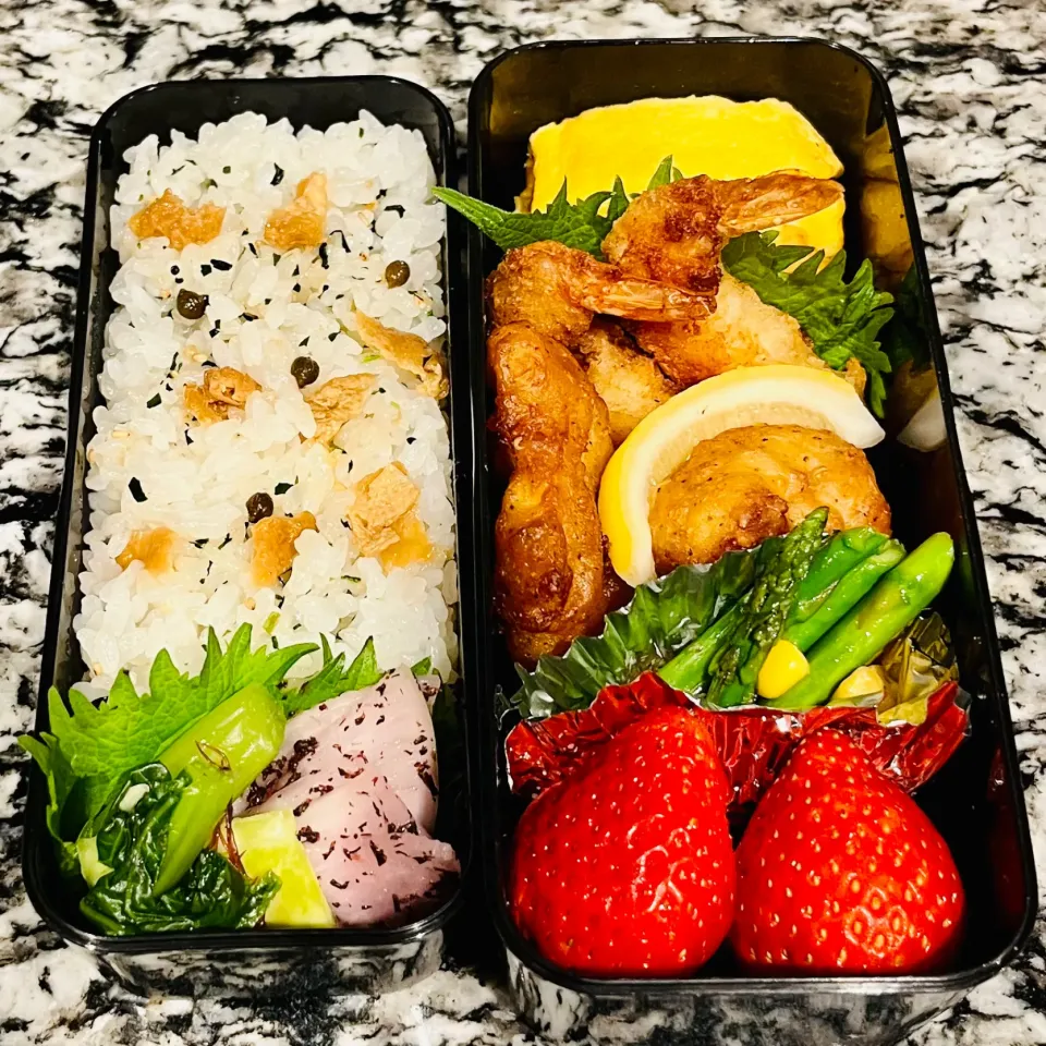 実山椒と油揚げの炊き込みご飯弁当|アッコちゃん✨さん