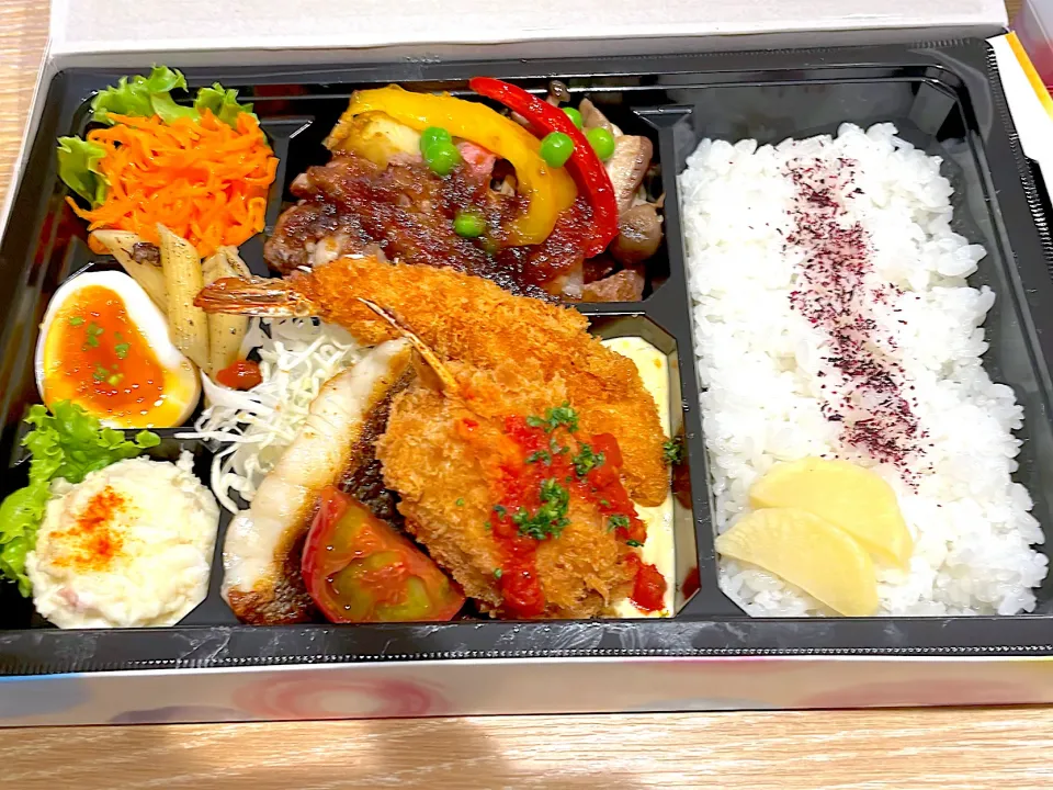 ステーキ弁当🍱|ちいこさん