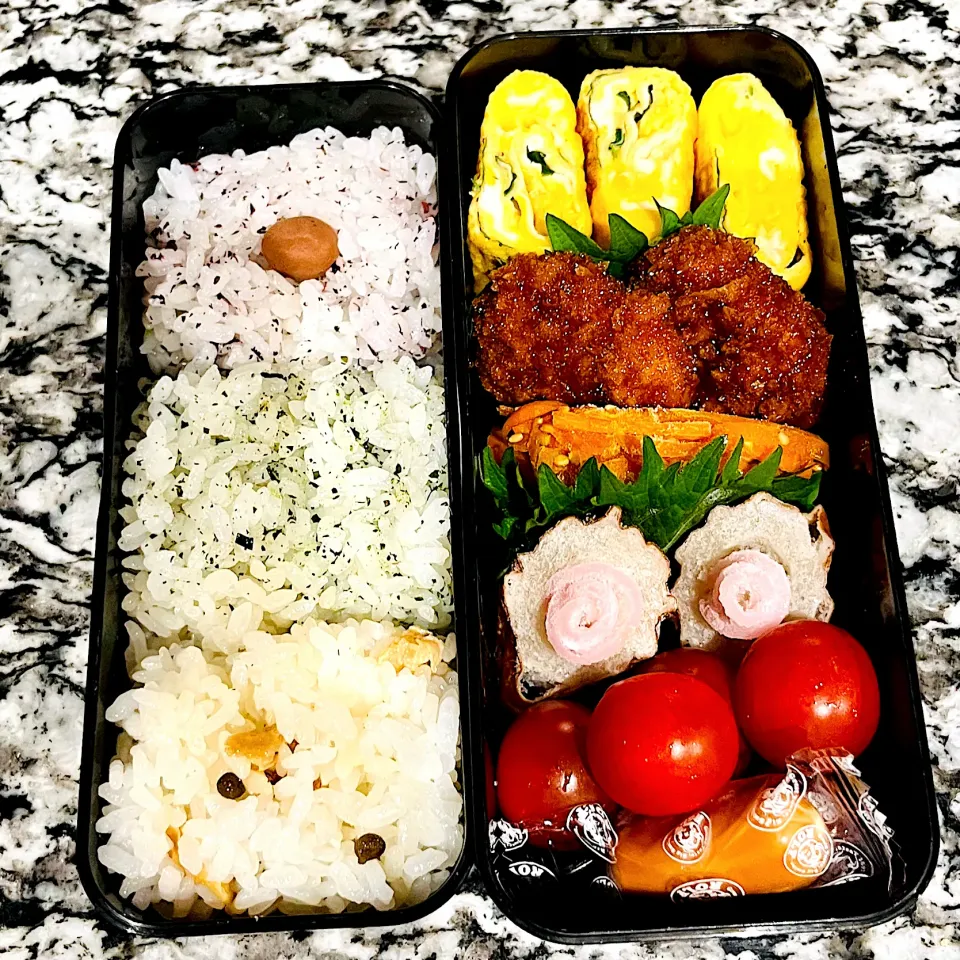 3色ごはん弁当|アッコちゃん✨さん