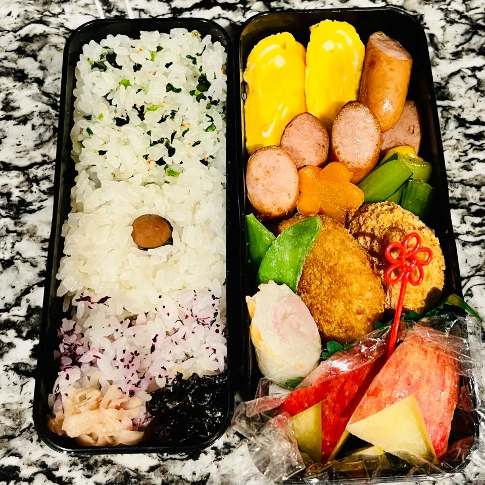 3色ご飯弁当|アッコちゃん✨さん