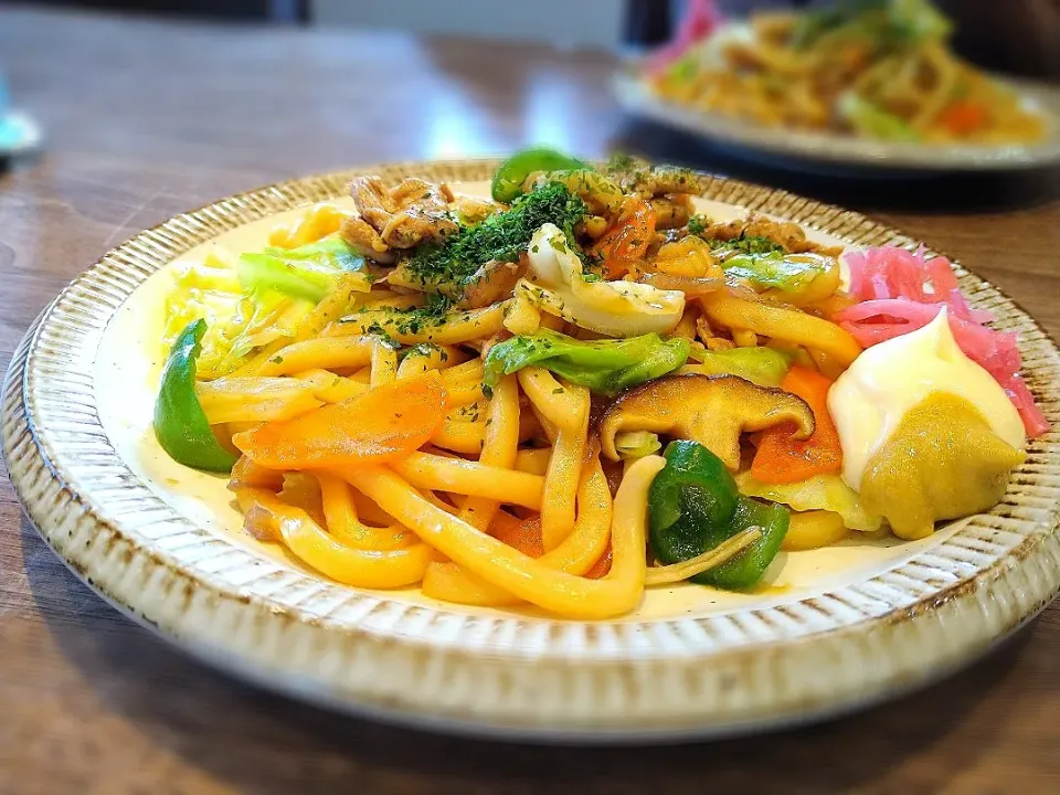 Snapdishの料理写真:焼きうどん|古尾谷りかこさん