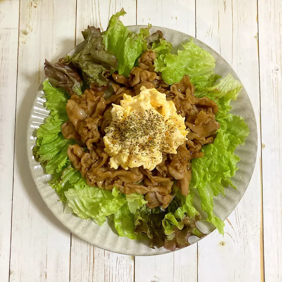 豚こま焼き南蛮|しらたまさん