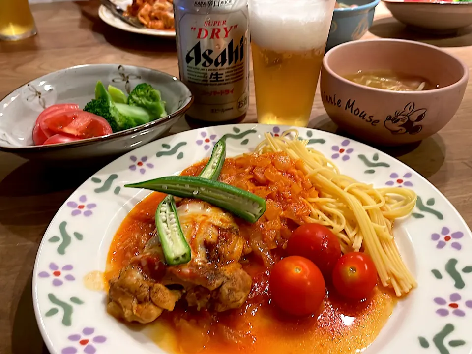 チキンのトマト煮🍅|くり子さん