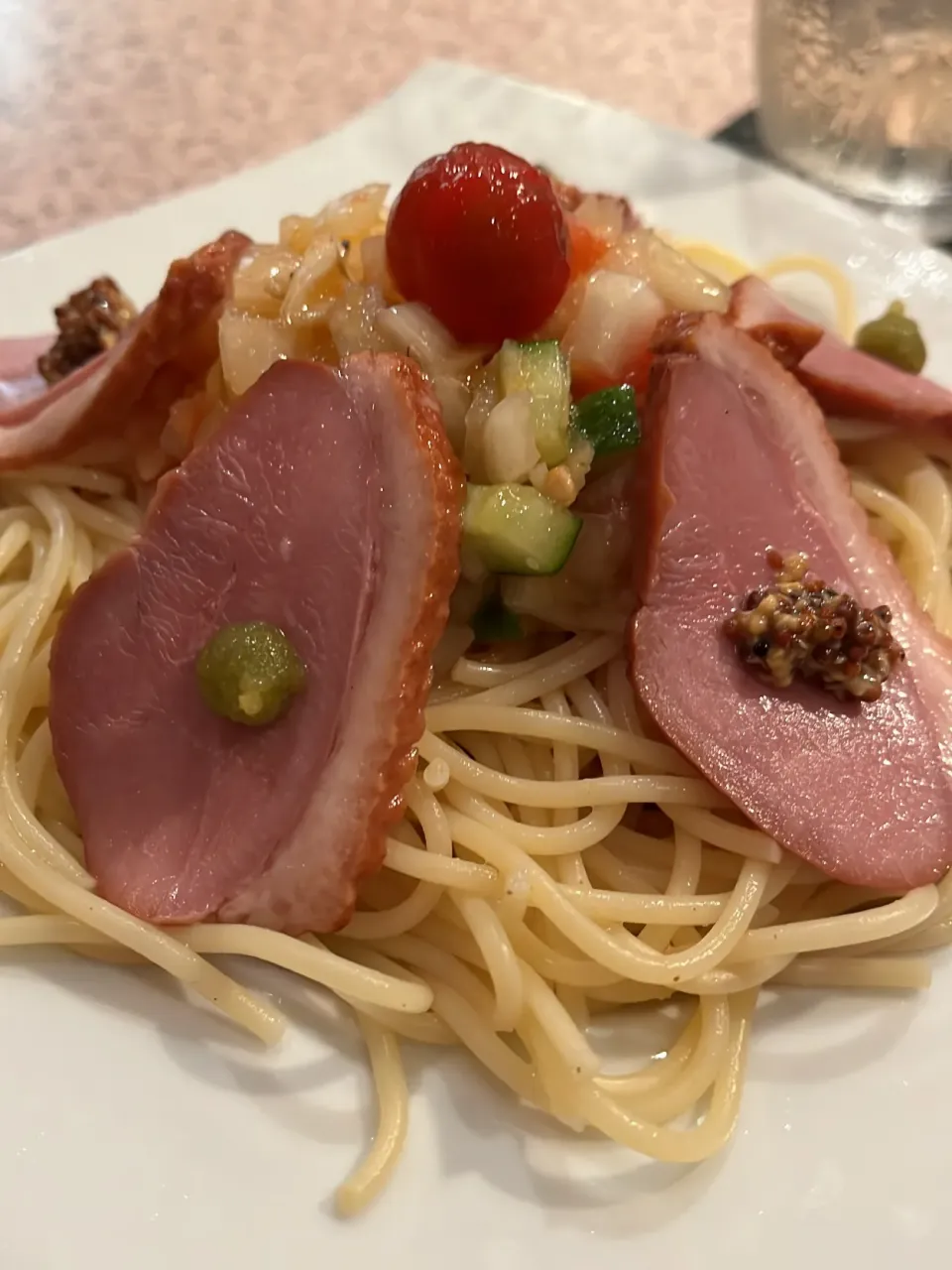 鴨の冷製パスタ|ゆっちんさん