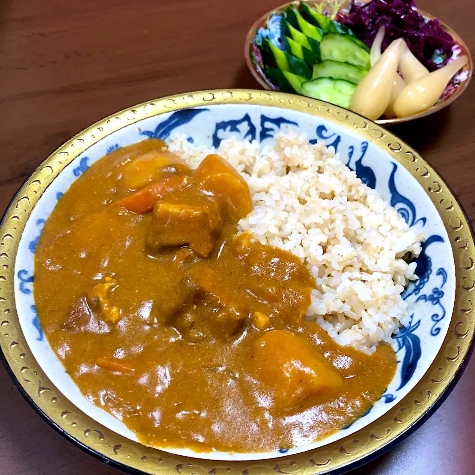 #vegan 
厚揚げカレー|makiko_aさん