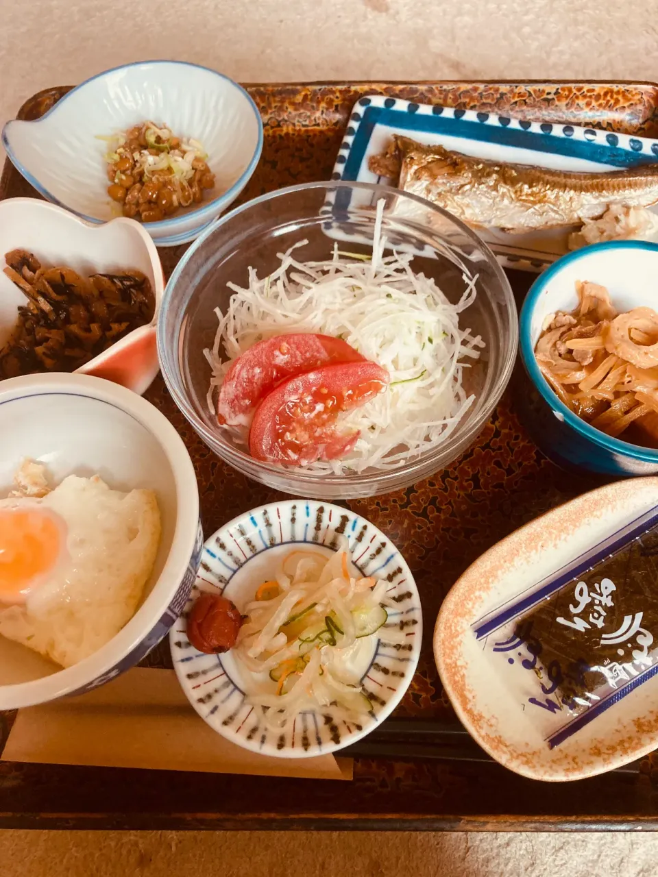 Snapdishの料理写真:奥塩原新湯温泉「湯荘白樺」の朝食|Go Satoさん