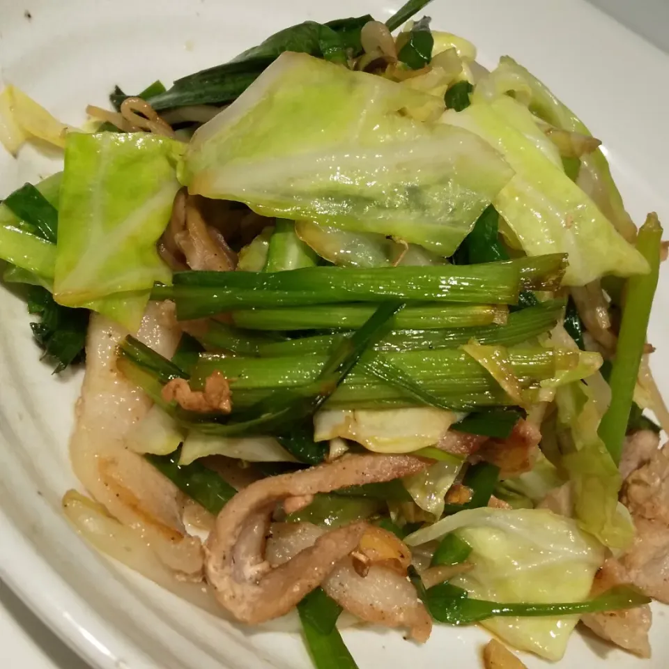 Snapdishの料理写真:普通の野菜炒め|osanpowankoさん