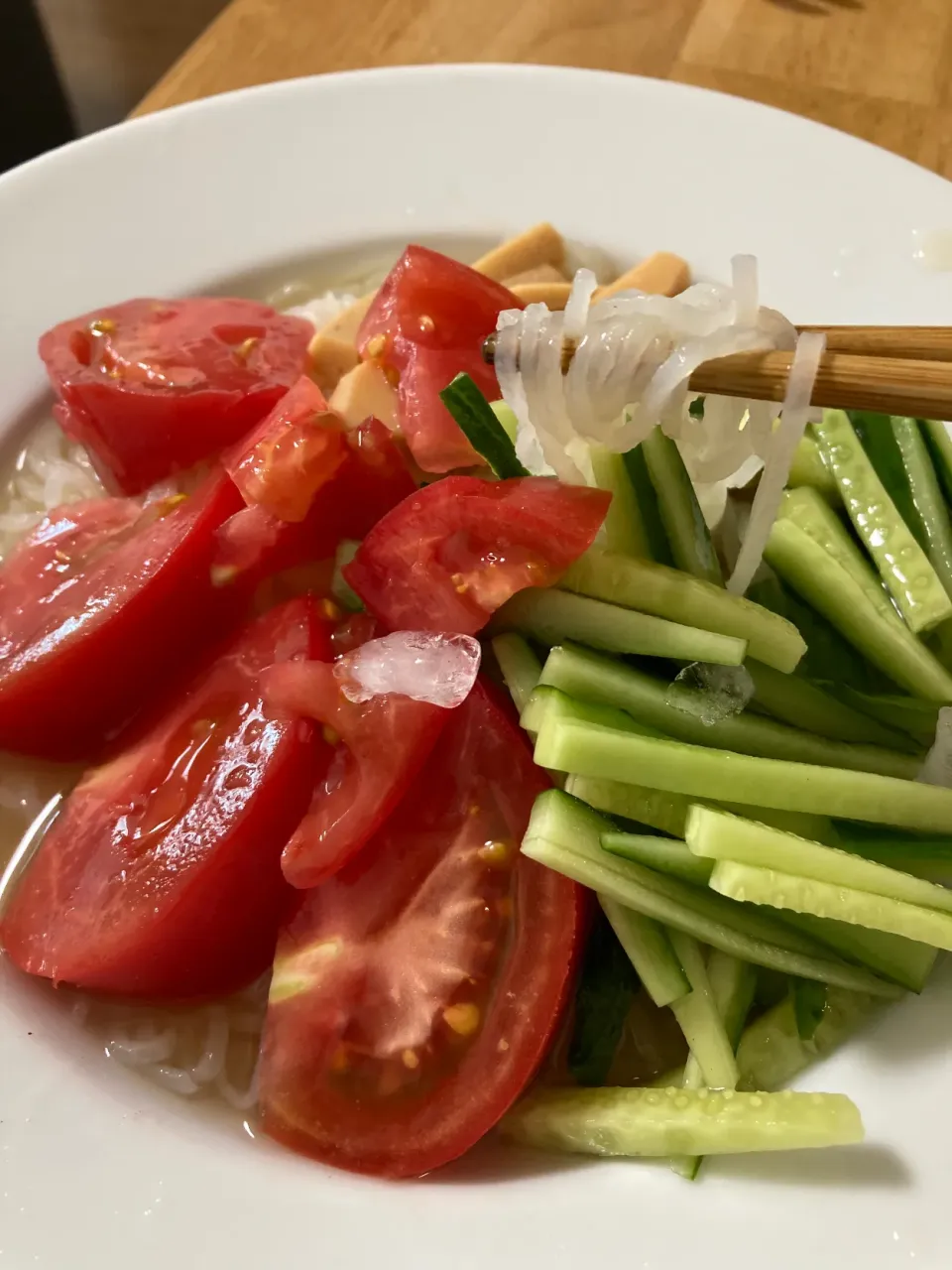 夏野菜レモン素麺|小次郎さん