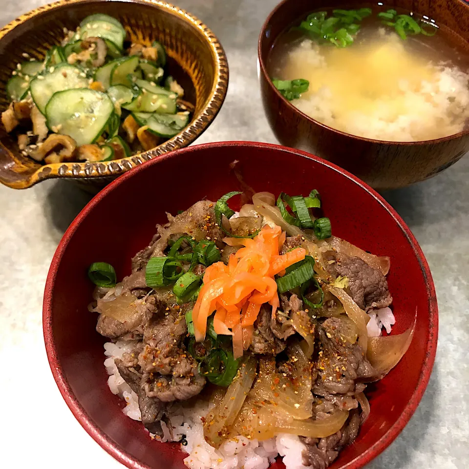 今日は牛丼|nao子さん