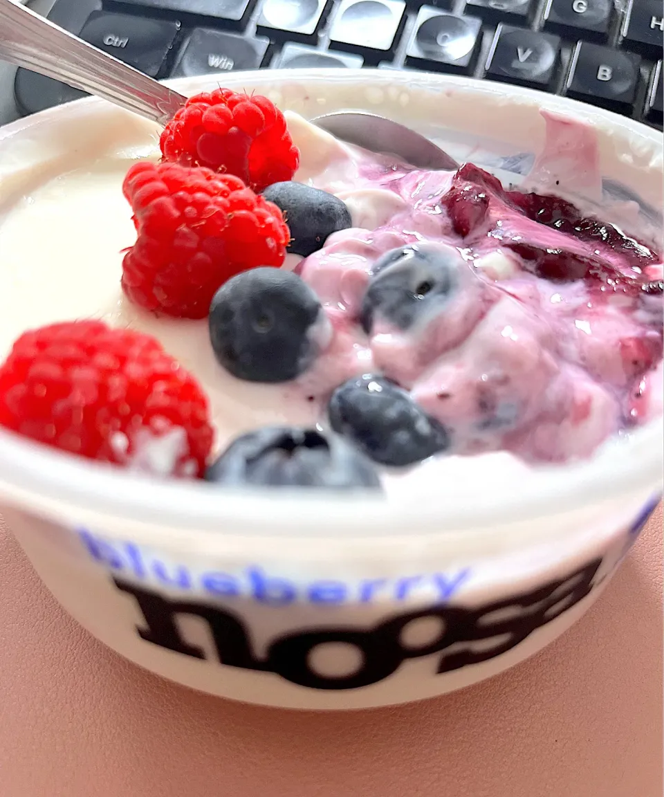 Snapdishの料理写真:Noosa blueberry yogurt|🌺IAnneさん