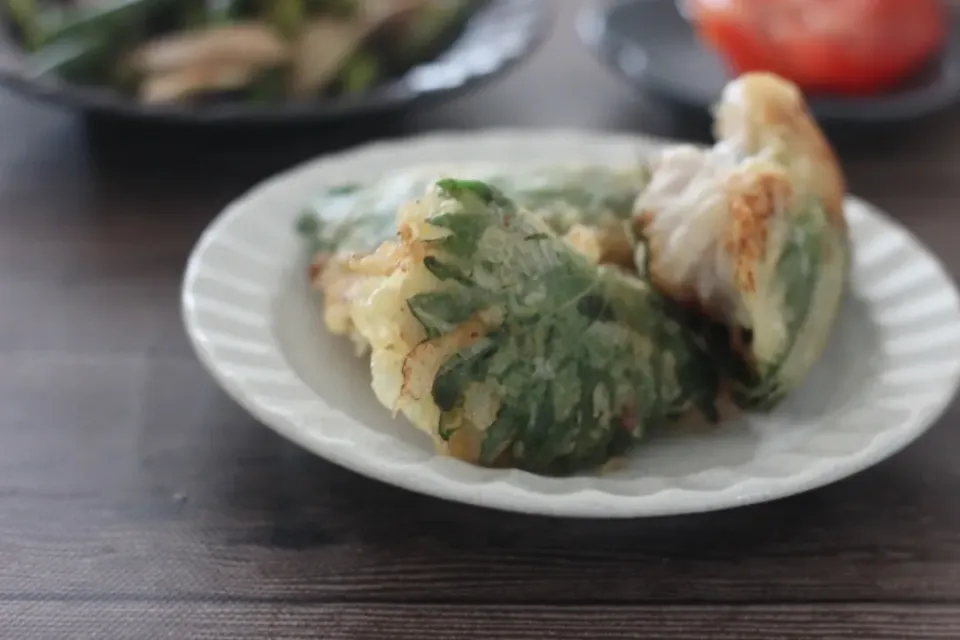 鶏ささみの梅しそ鶏天|ちいさなしあわせキッチンさん