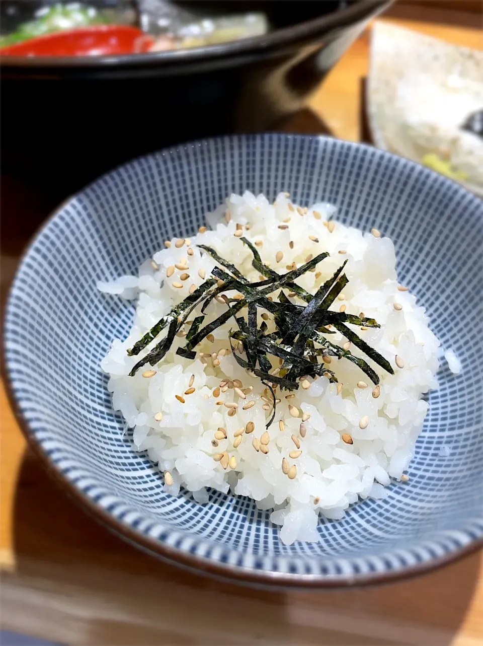 Snapdishの料理写真:お茶漬け用ごはん@焼きあご塩らー麺たかはし上野店|morimi32さん