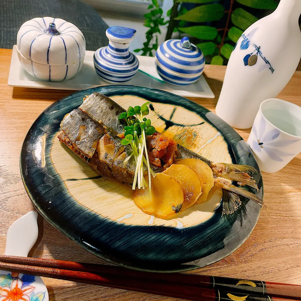 🐟イワシの梅煮で🍶一杯|S の食卓2さん