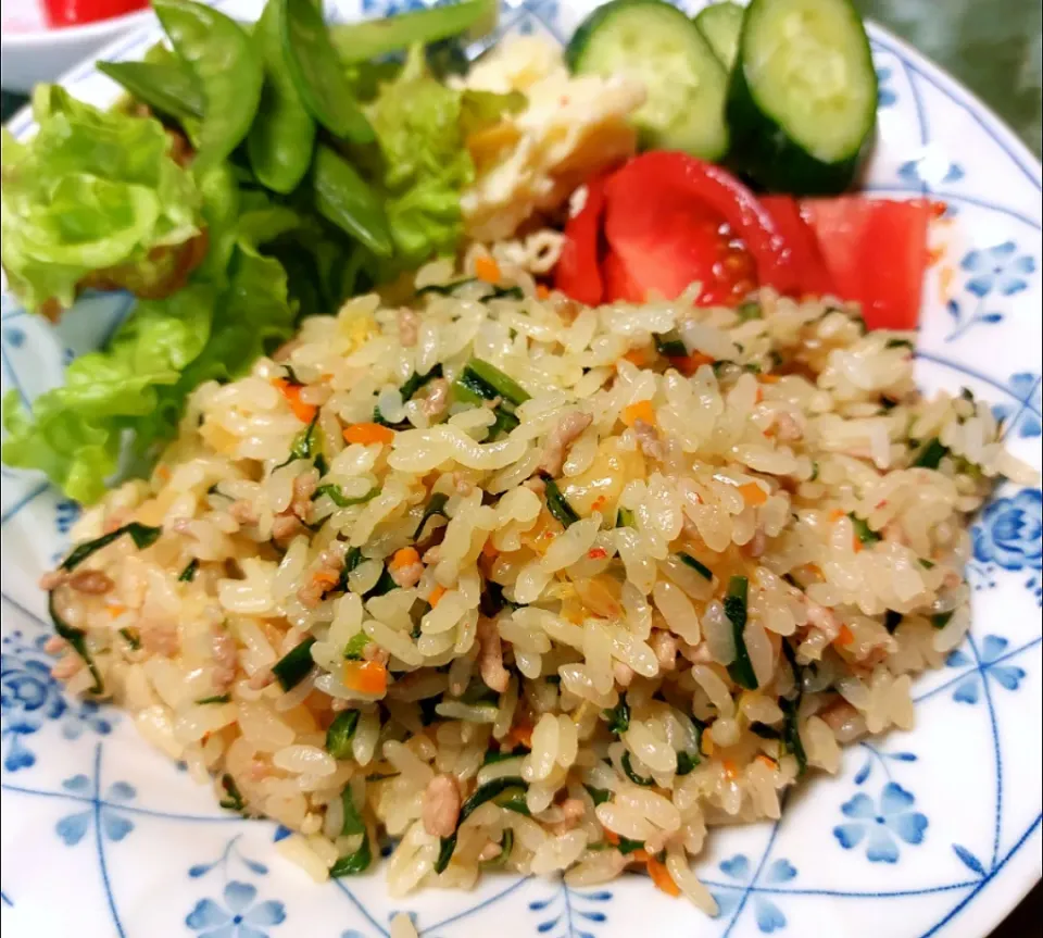 中華麹でキムチ炒飯|☆ちび☆さん