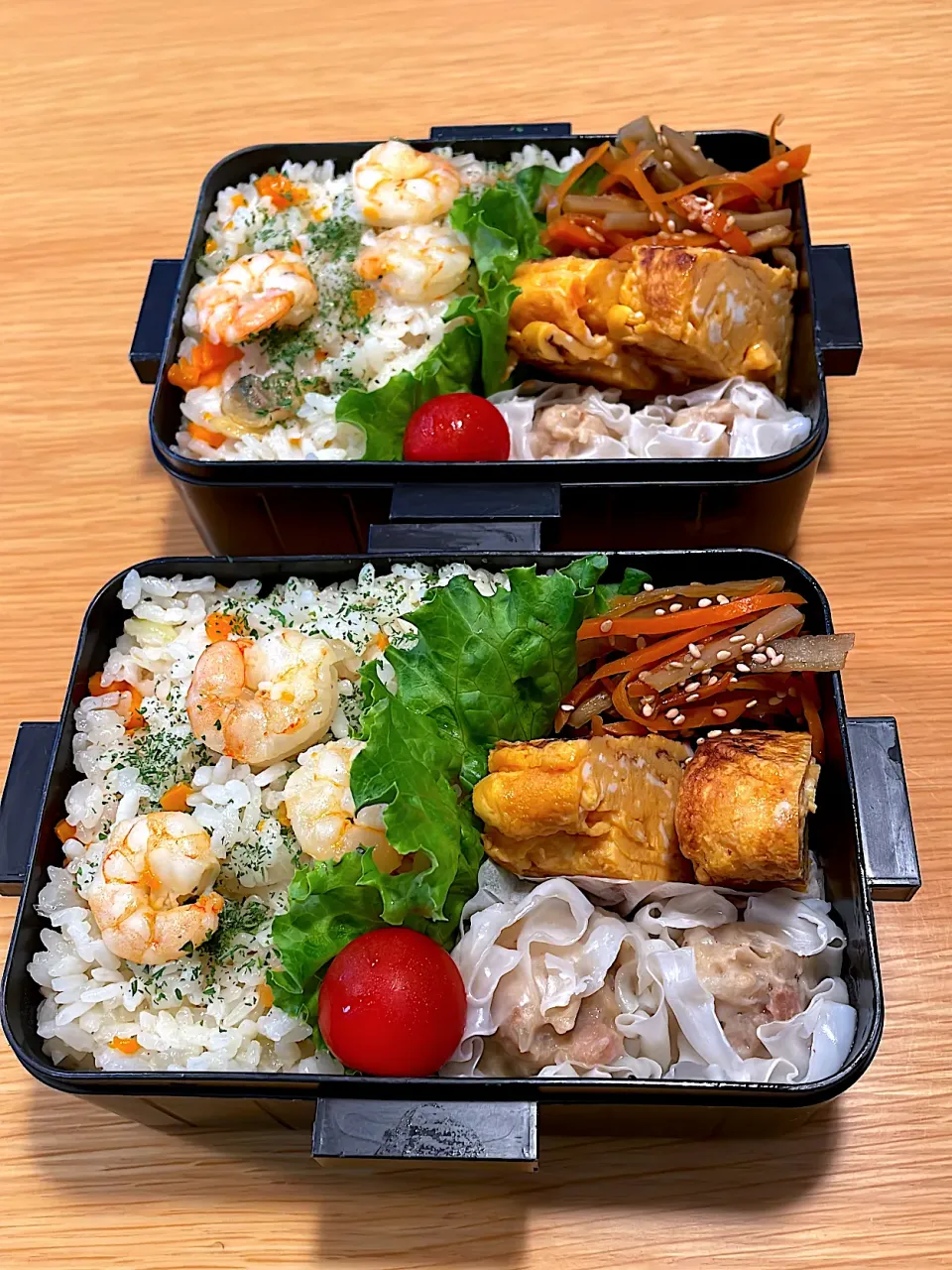 Snapdishの料理写真:ピラフ弁当|hiro♪kouさん