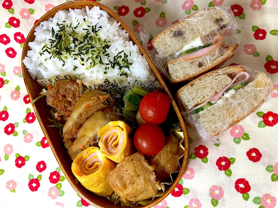 間食サンドイッチ追加JK弁当|ピヨまるさん