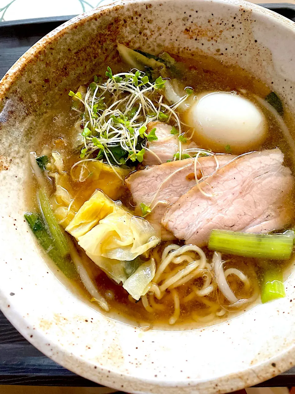 温風トースターで作った三枚肉のチャーシュー麺🍜😋✨💕|てるみさん