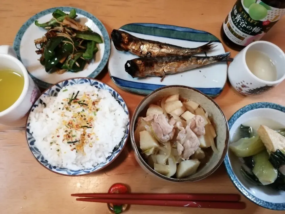 Snapdishの料理写真:賞味期限で晩御飯|よっちんさん