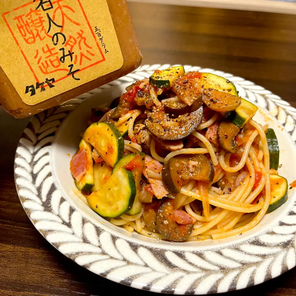 Snapdishの料理写真:夏野菜のトマトパスタ|saさん