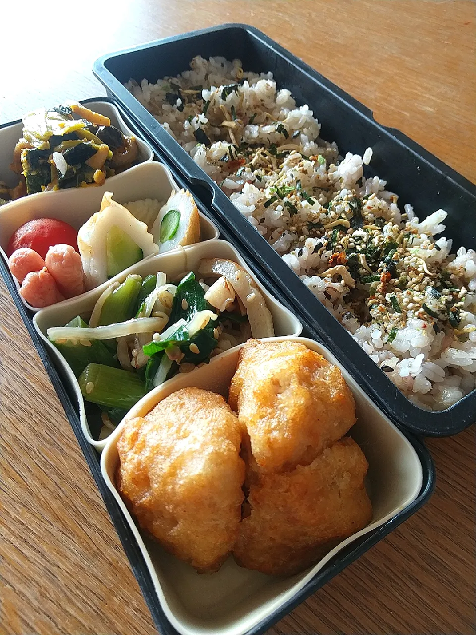 Snapdishの料理写真:まめからくん弁当|まきごろうさん