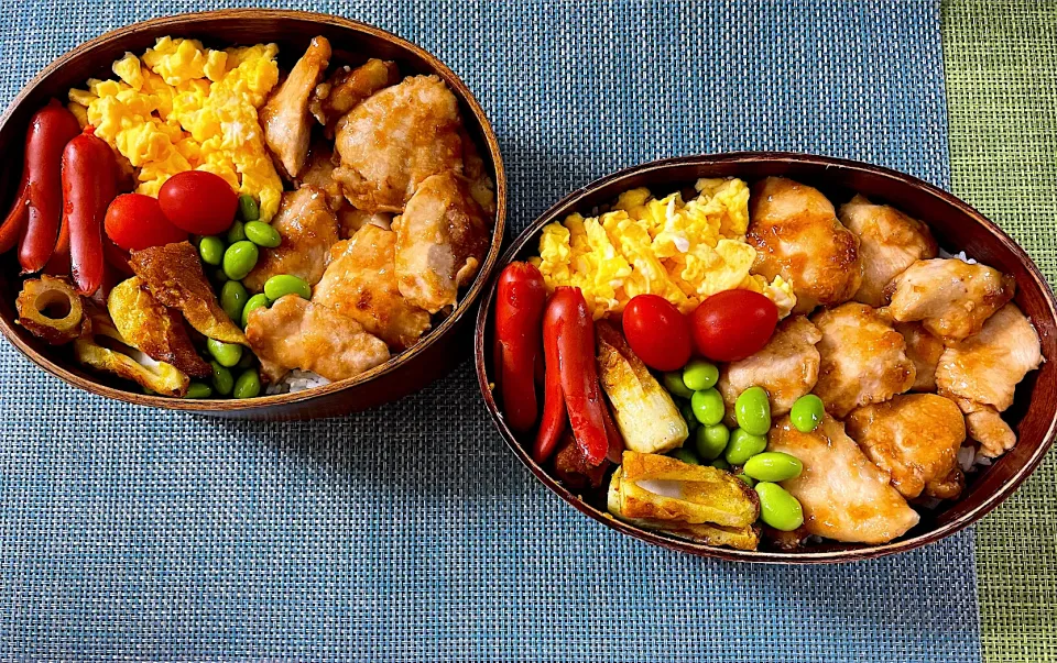 オイマヨチキン弁当　カレー竹輪|ジャイママさん