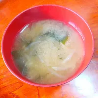 新玉ねぎの味噌汁|風間気短さん