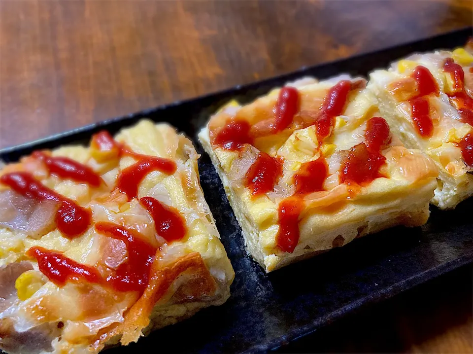 豆腐のベーコンチーズ焼き|ななごさん