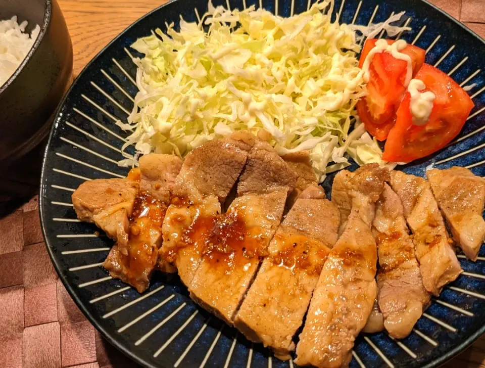 やわらか豚肉のにんにく醤油ソテー|まみさん