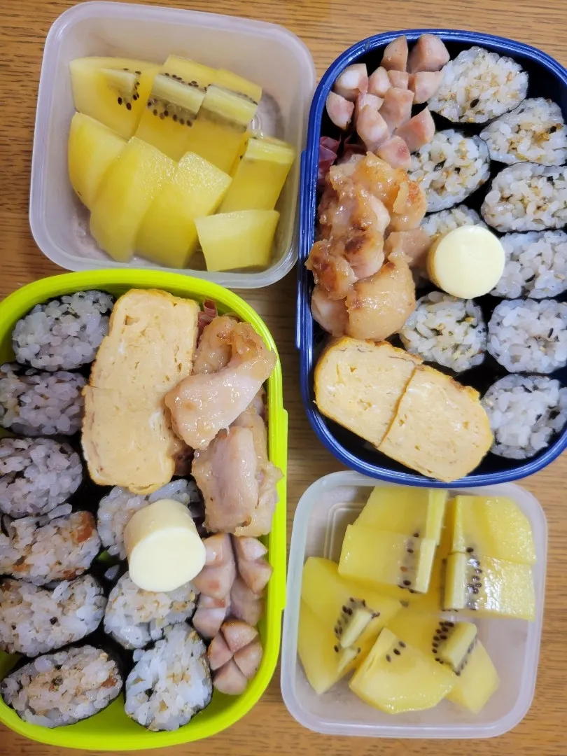 Snapdishの料理写真:6月7日双子弁当50|milk15さん