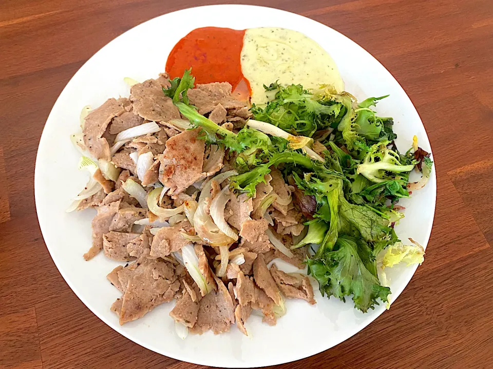 Erie.I.W's dish Kebab with stirred vegetables|Erie.I.Wさん