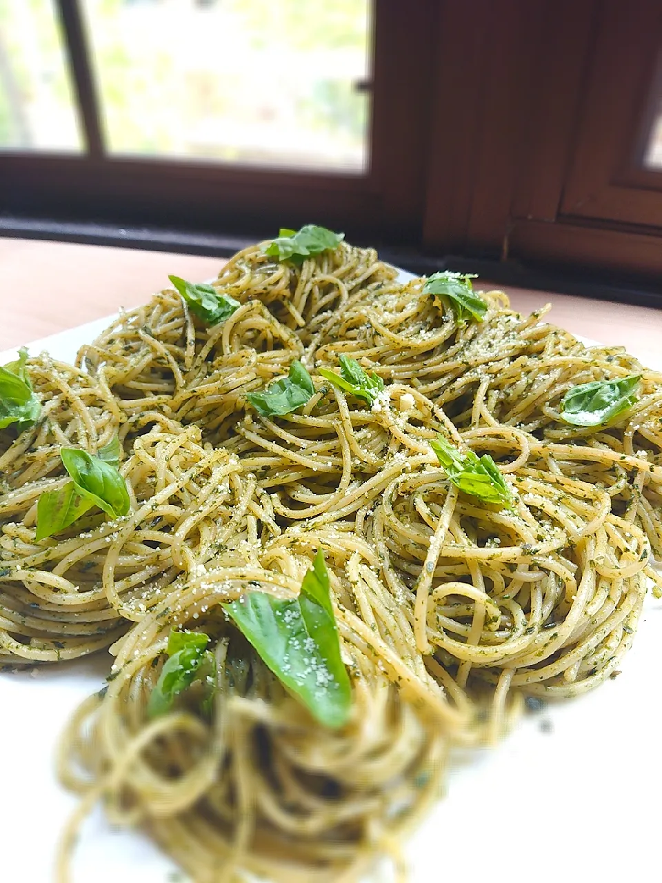 ジェノベーゼパスタ🍝|はぁとびぃとさん