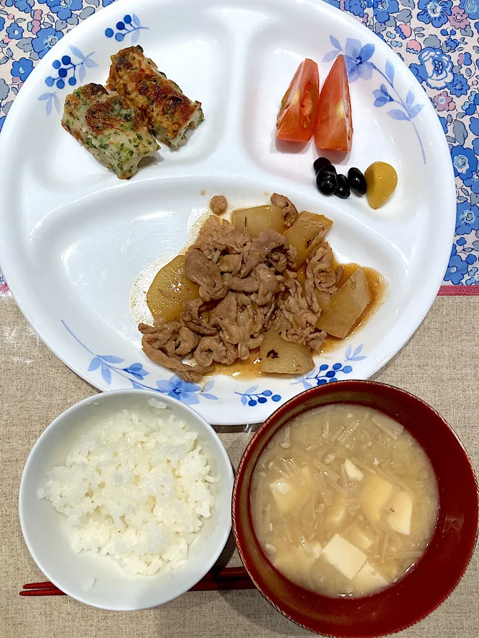 大根ステーキ煮とちくわの磯辺|おしゃべり献立さん