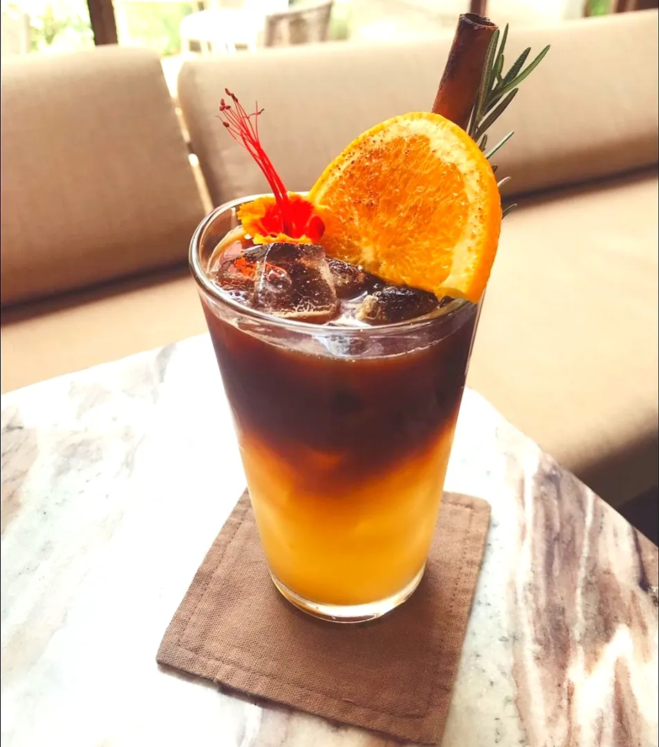 Iced Citrus Americano 🍊🧊☕🥰|An'leeさん