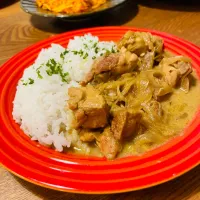 Snapdishの料理写真:レモン🍋チキンカレー