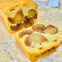 Snapdishの料理写真:渋川栗のパウンドケーキ|なおこのごはん記録さん