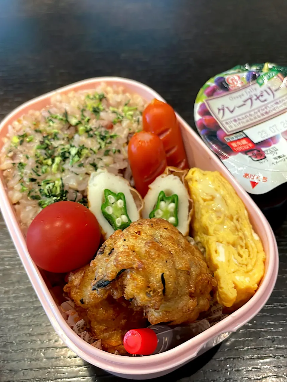 豆腐とひじきのフリッター弁当|雑草シェリーさん