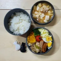 Snapdishの料理写真:お弁当(昼)|しんすけ=🐱の下僕さん