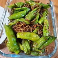 Snapdishの料理写真:꽈리고추 or Shishito peppers w/small anchovies 😊|gabbysnowさん