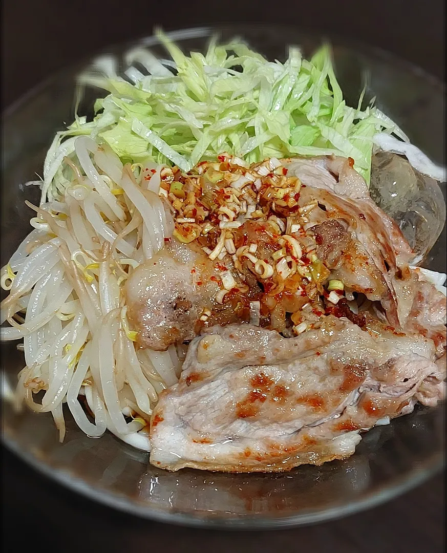 うどんでビビン麺|きつねさん