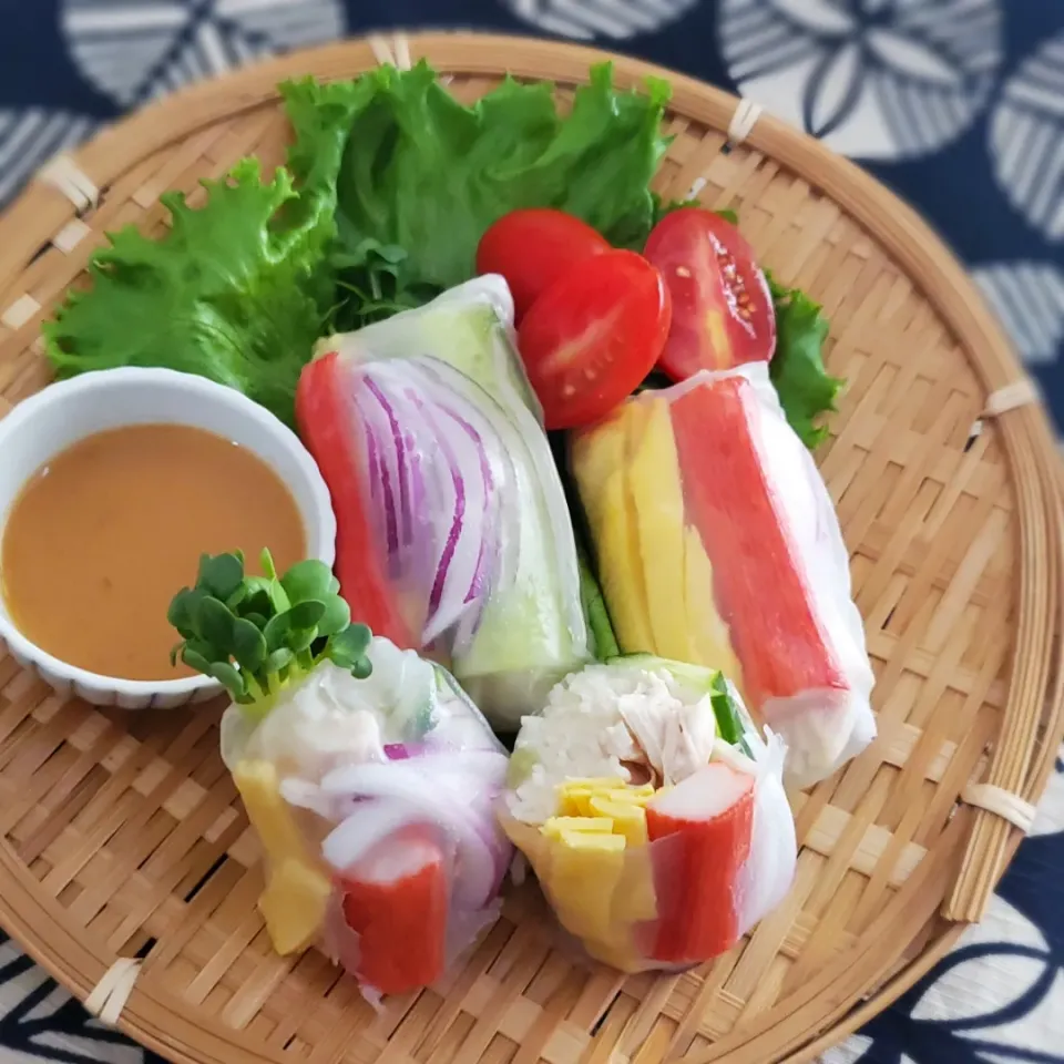 Snapdishの料理写真:スティックサラダ素麺( ˙▿˙　)おもてなしにも|まぁさん