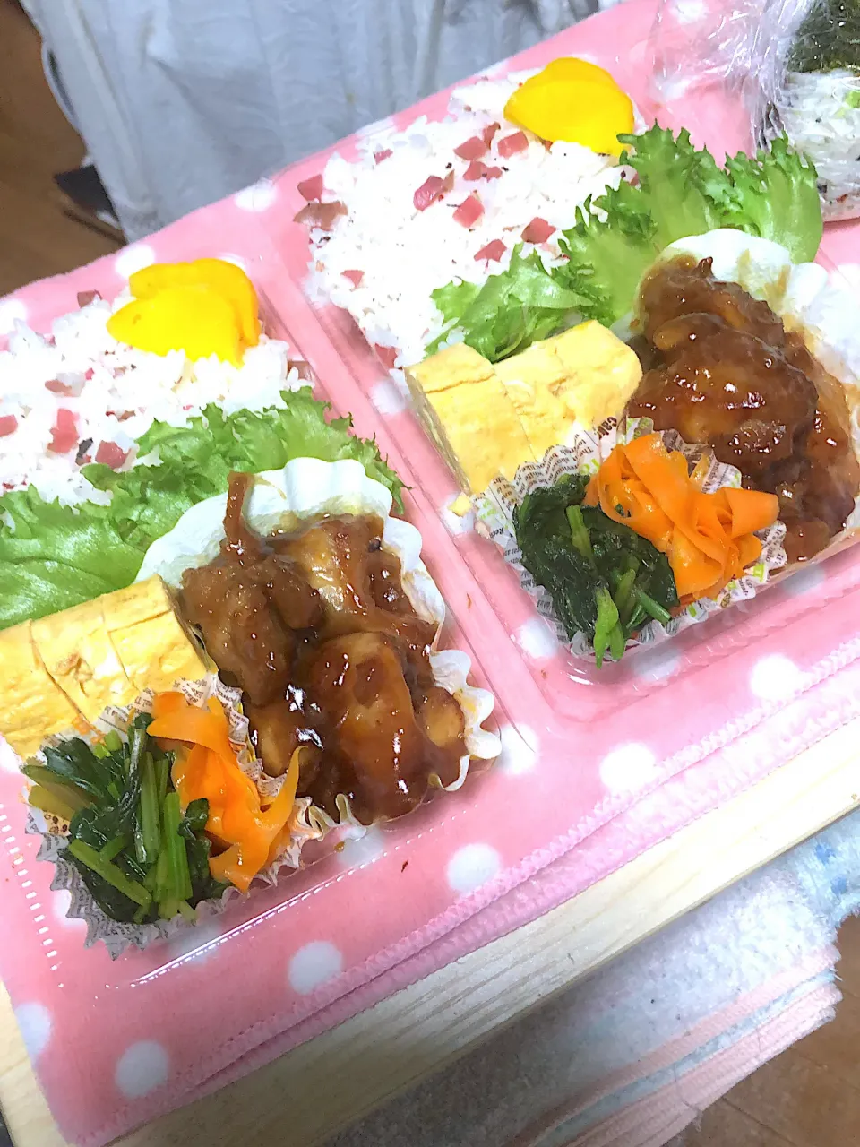 唐揚げの甘酢あんかけ弁当|魅耜さん