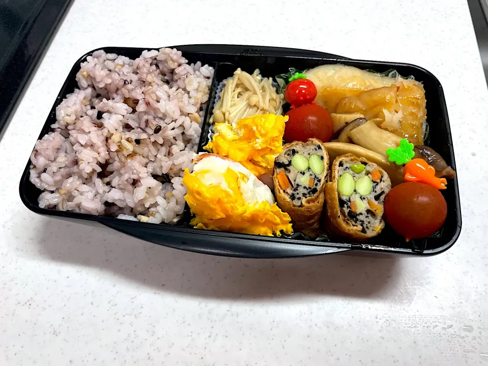 6/20 彼氏弁当⁂かれいのみりん漬け弁当|ゆさん