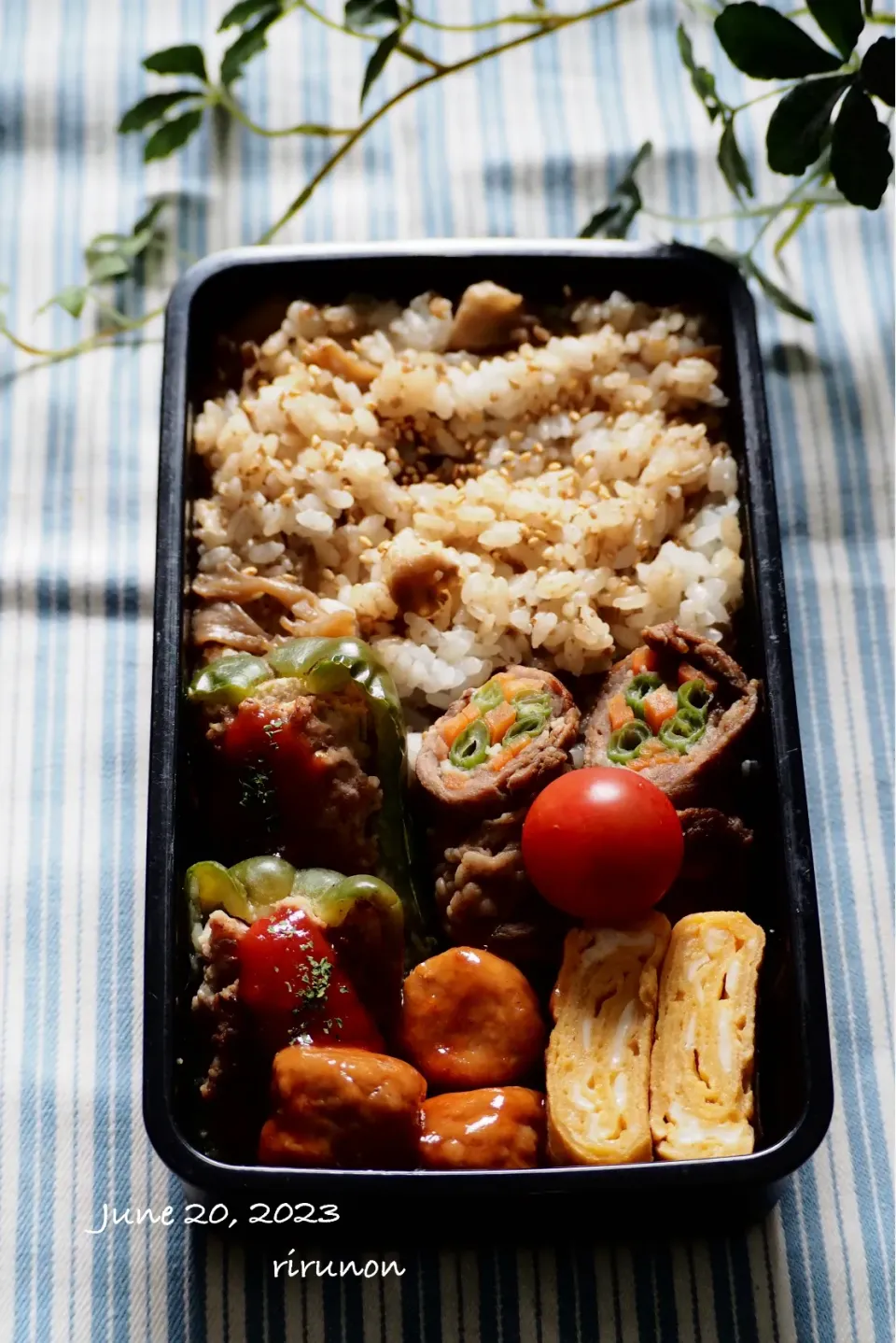 高1息子のお弁当🍱|りるのんさん