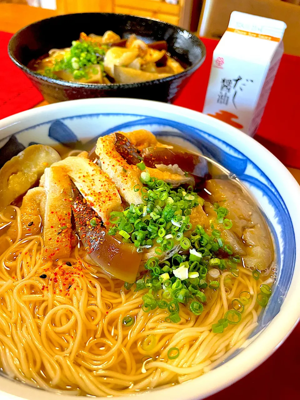 おかちさんの料理 なすと油揚げのそうめん🍀|おかちさん