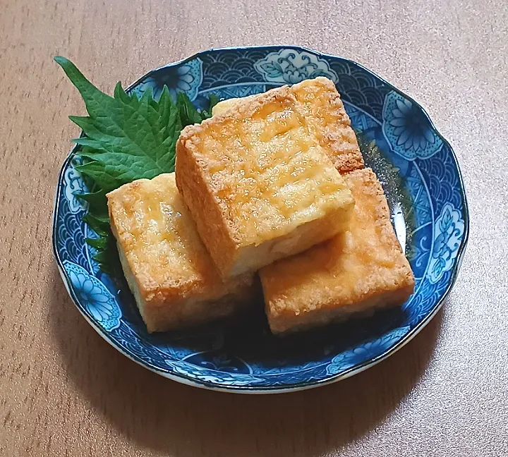 米粉で揚げ焼き厚揚げ|ナナさん