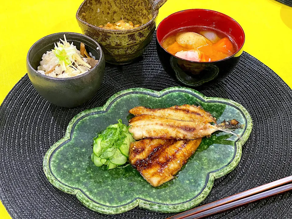 お夕飯に鰯の蒲焼や納豆などなど‼︎|Seikoさん