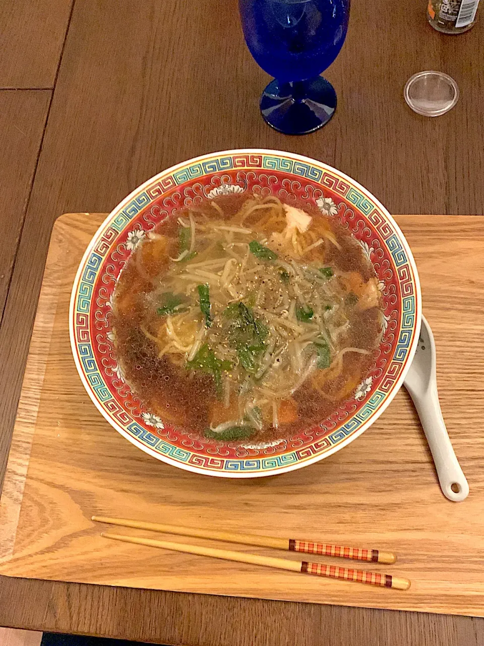 パパの作ったもやしラーメン🍜😊😊😊|大塚麻美さん