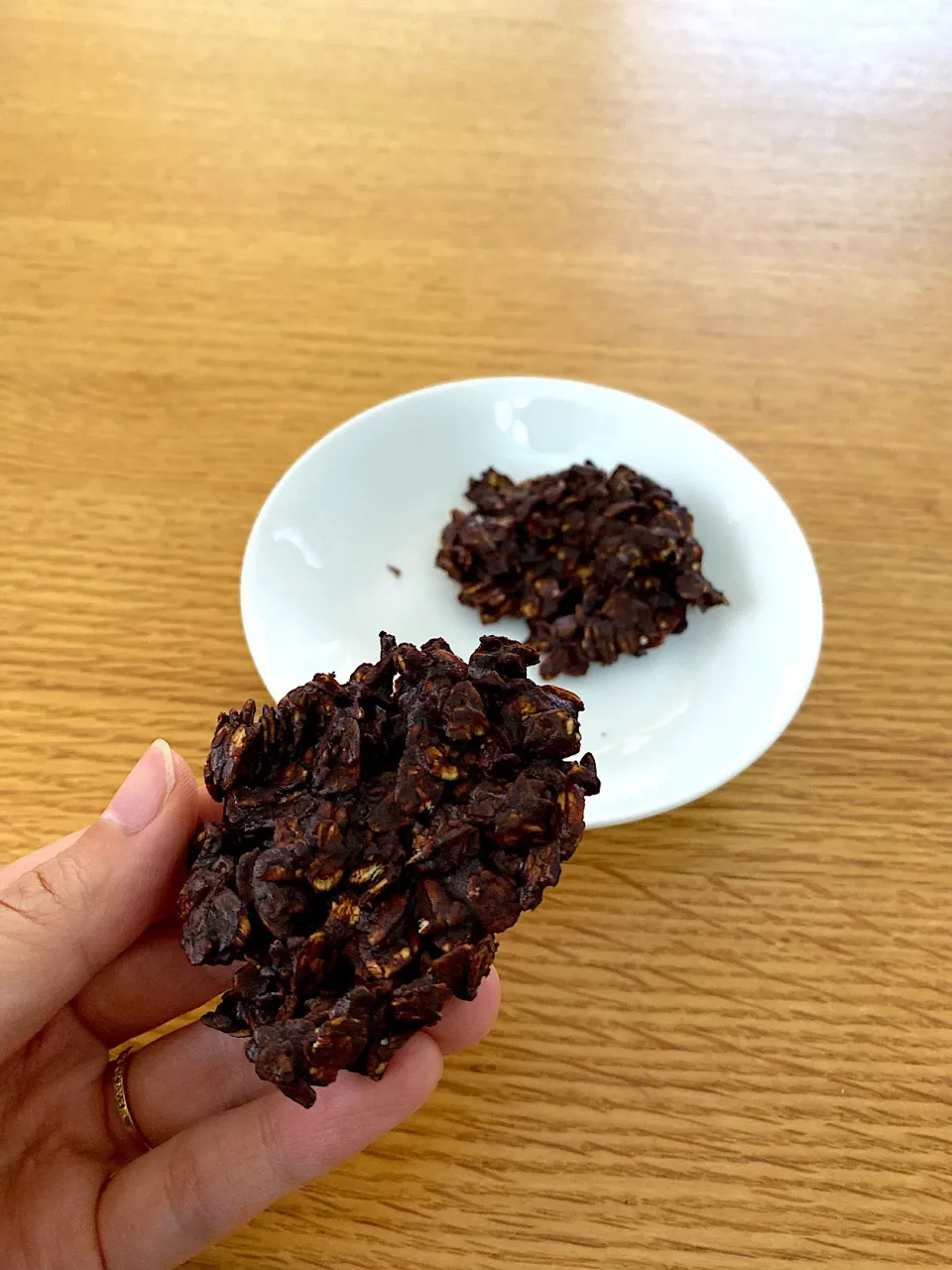 Snapdishの料理写真:チョコオートミールスパイスクッキー #グルテンフリー  #ytbメソッド|あさみさん