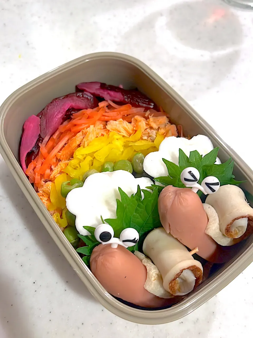 🌈レインボー弁当|マキマキさん